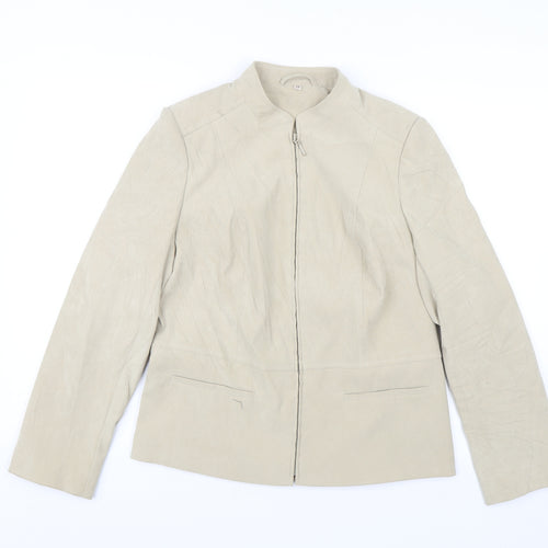 EWM Womens Beige   Jacket  Size 12