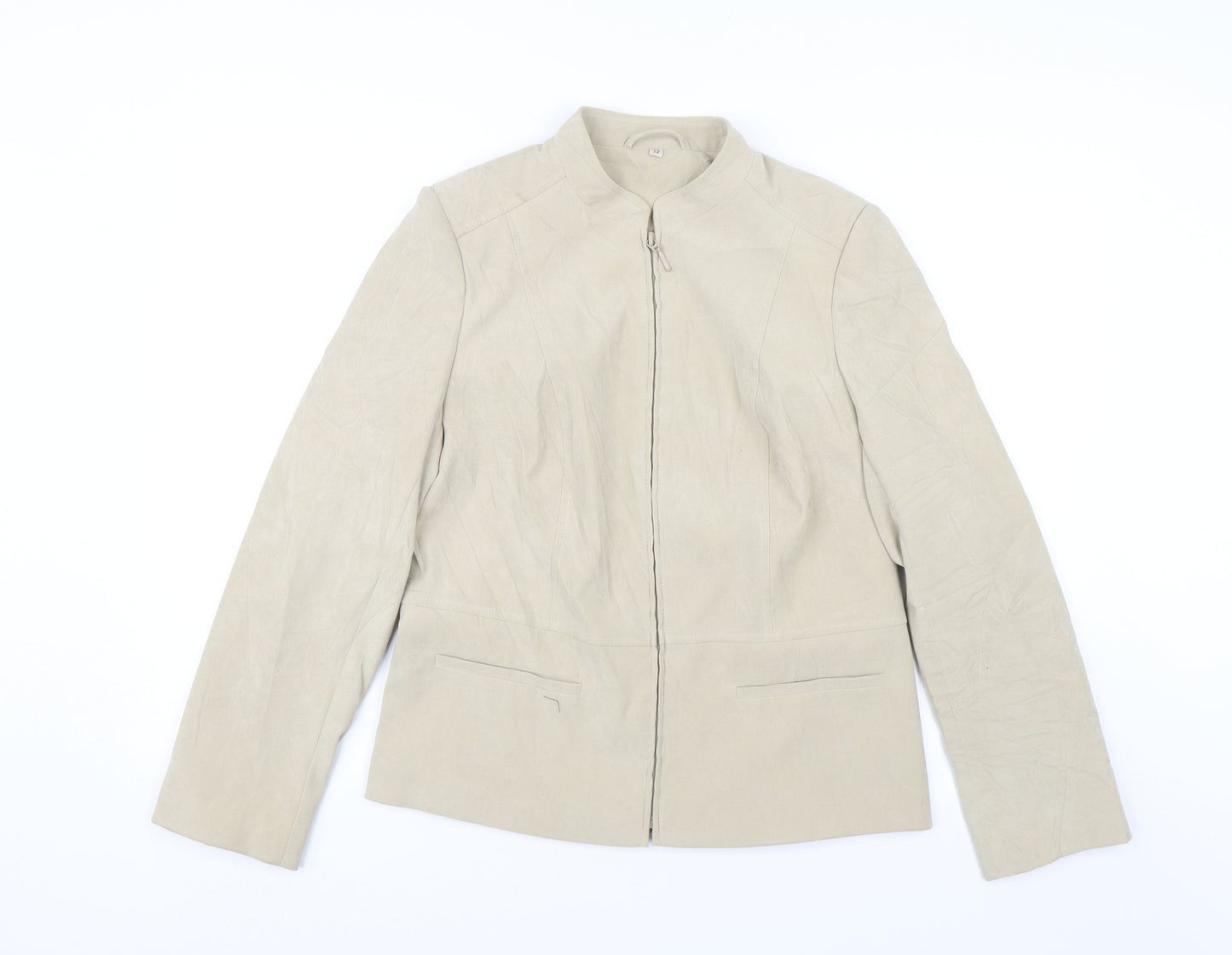 EWM Womens Beige   Jacket  Size 12