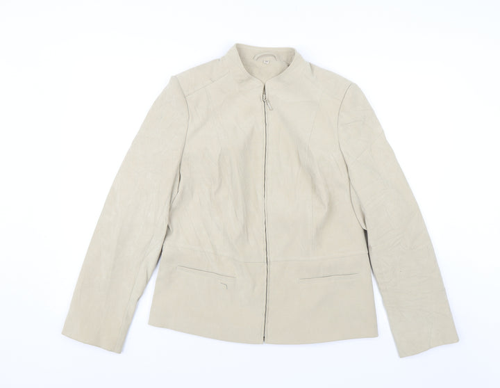 EWM Womens Beige   Jacket  Size 12
