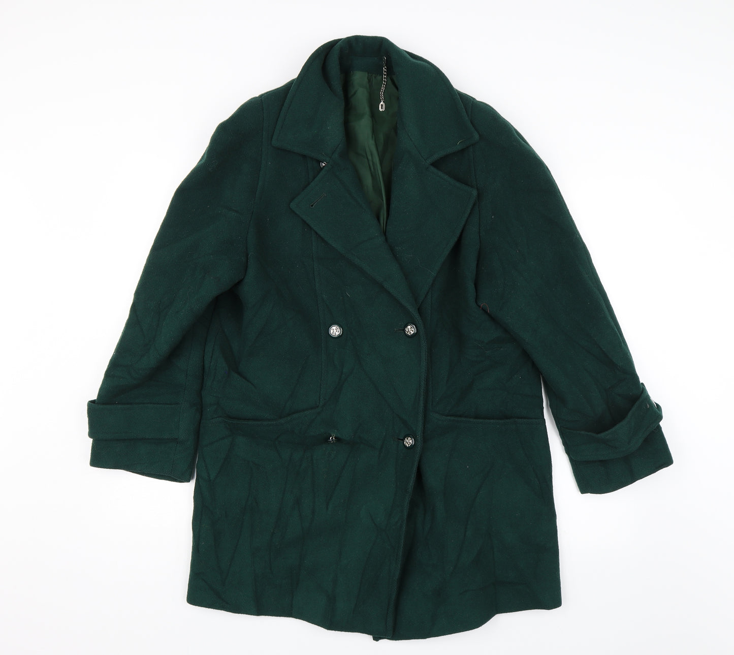 Berkertex Womens Green   Overcoat Jacket Size 10