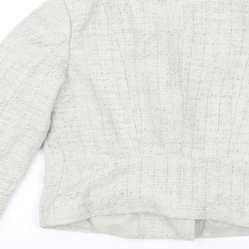 H&M Womens Grey   Jacket  Size 6