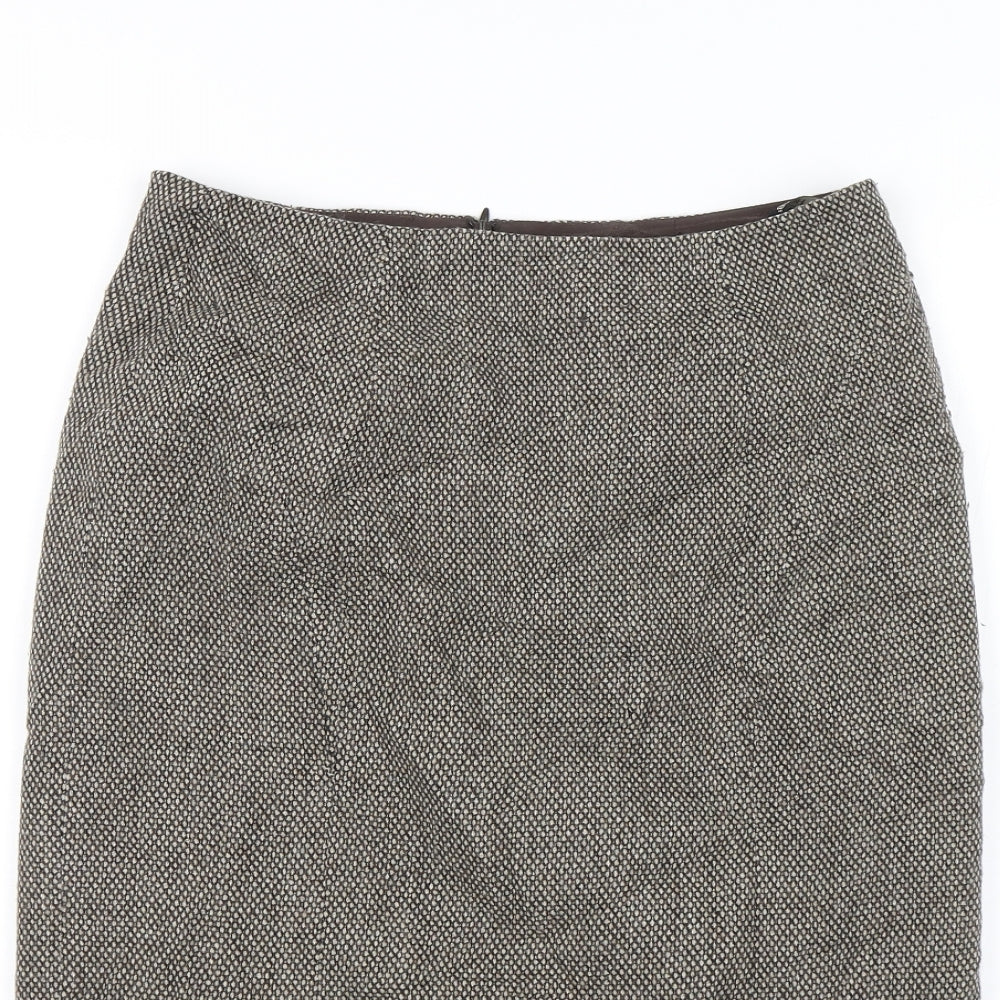 Hobbs Womens Brown   A-Line Skirt Size 8