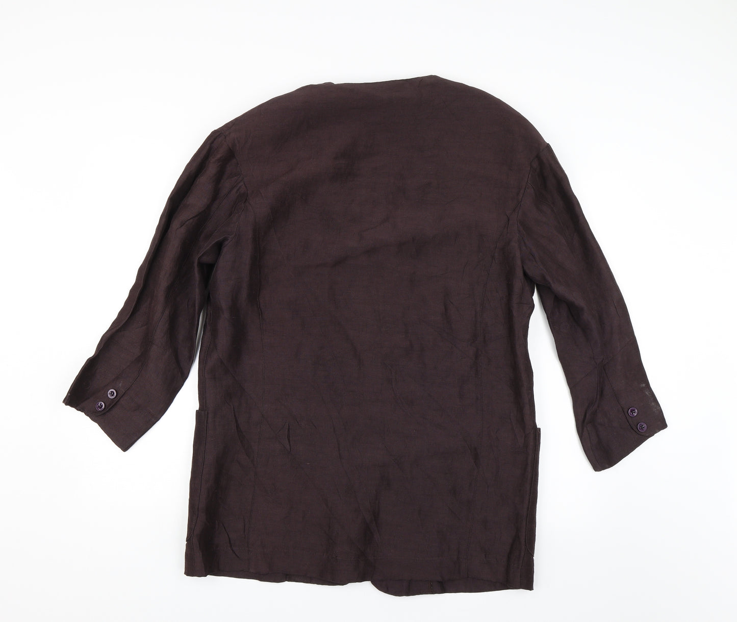 Hobbs Womens Purple   Overcoat Jacket Size 14