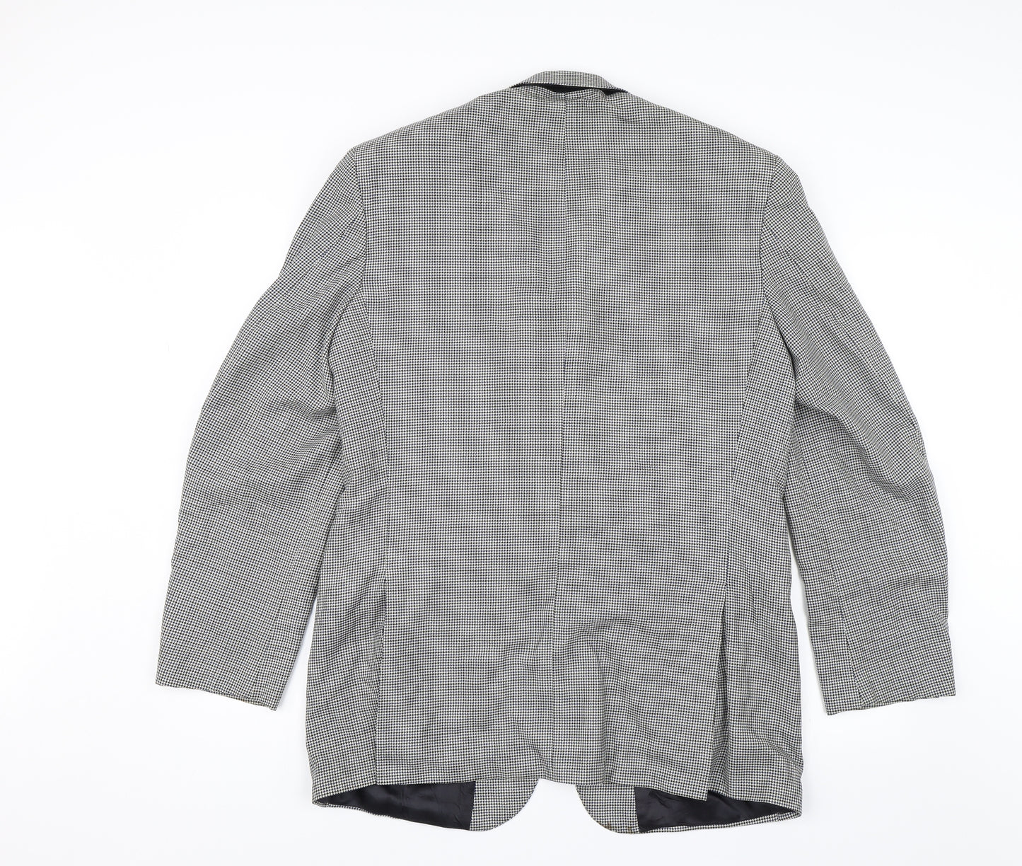 Marks and Spencer Mens Grey Check  Jacket Suit Jacket Size 42