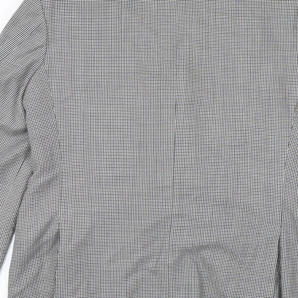 Marks and Spencer Mens Grey Check  Jacket Suit Jacket Size 42