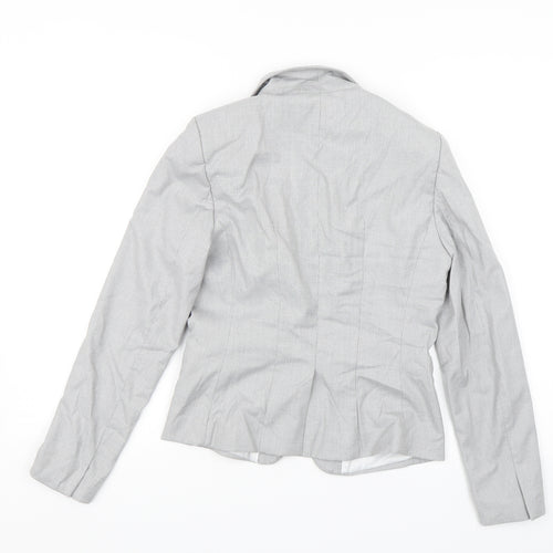 H&M Womens Grey   Jacket Blazer Size 8