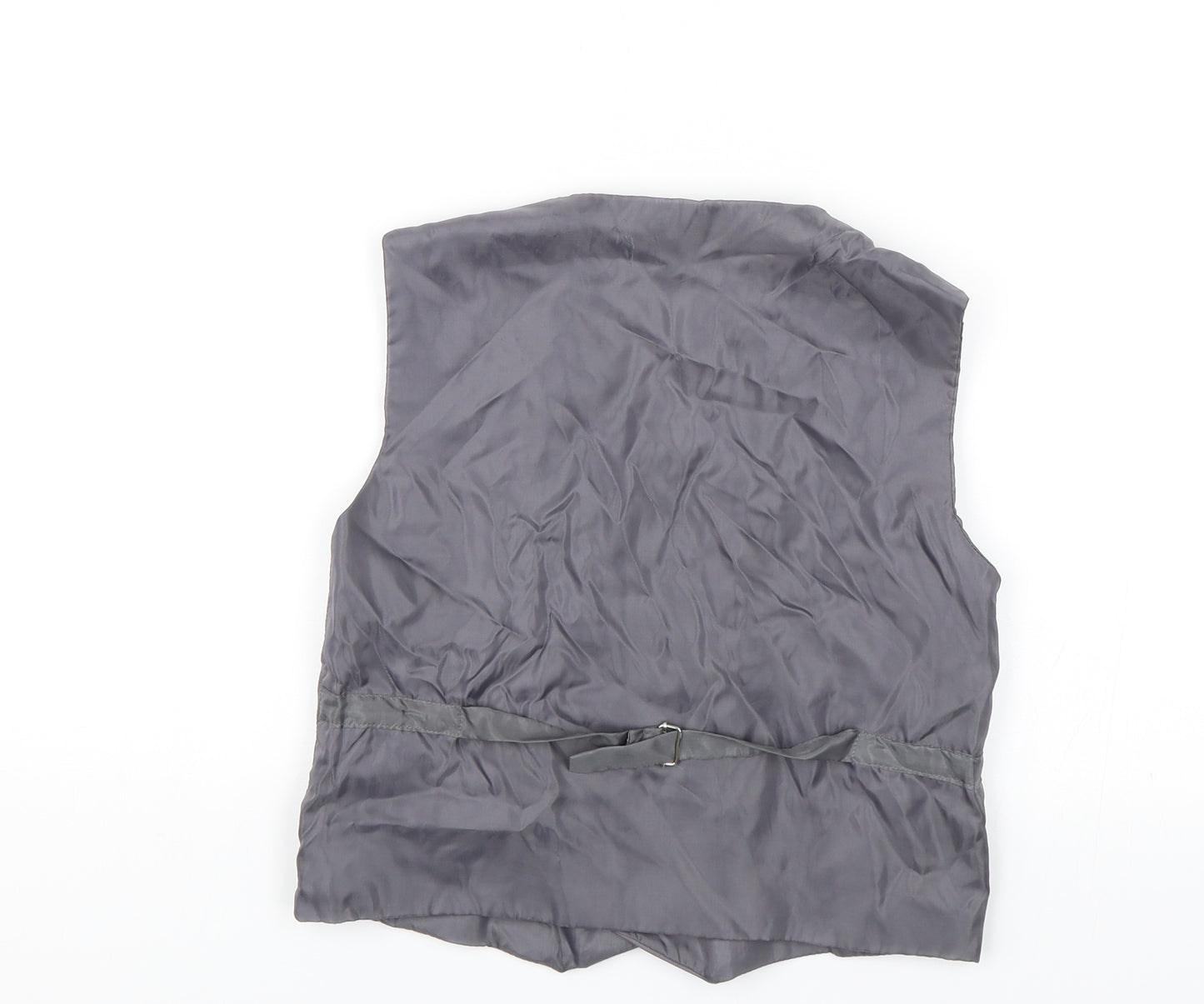 Preworn Boys Grey   Jacket Waistcoat Size 9 Years