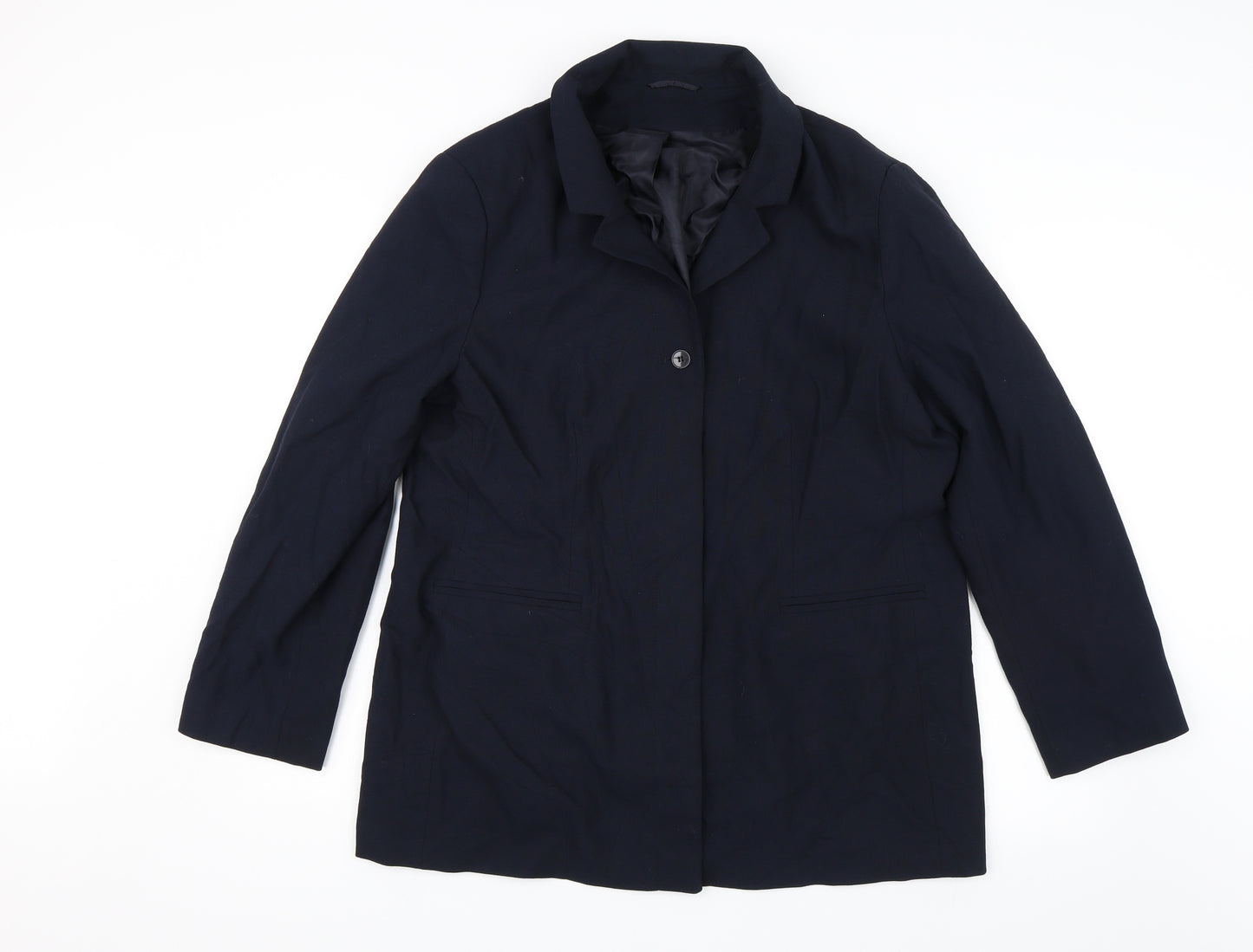 Canada Womens Blue   Overcoat Jacket Size 18