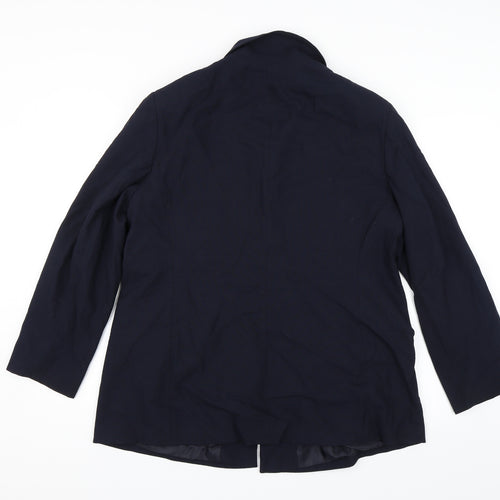 Canada Womens Blue   Overcoat Jacket Size 18