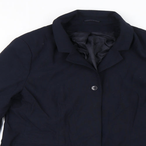 Canada Womens Blue   Overcoat Jacket Size 18
