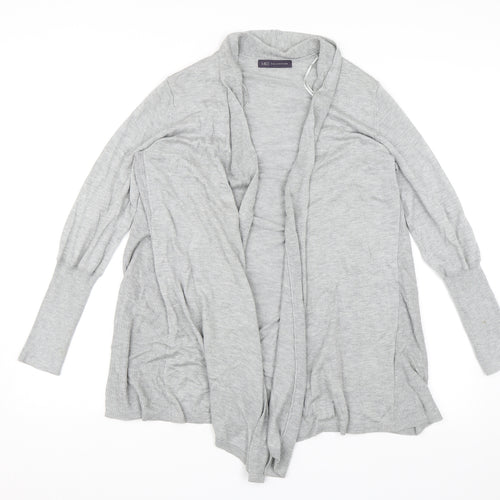 M&S Womens Grey   Cardigan Jumper Size M