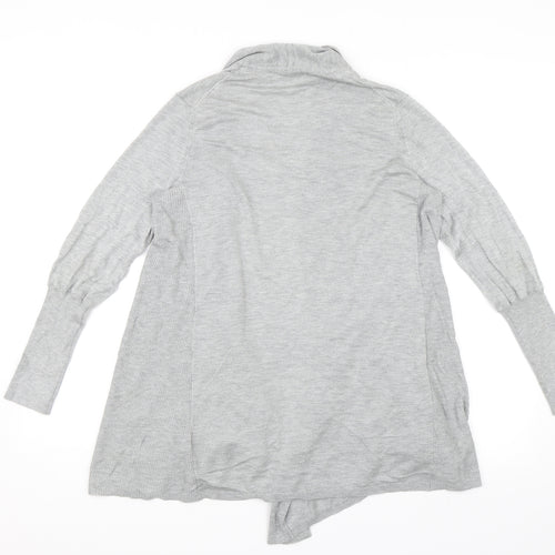 M&S Womens Grey   Cardigan Jumper Size M
