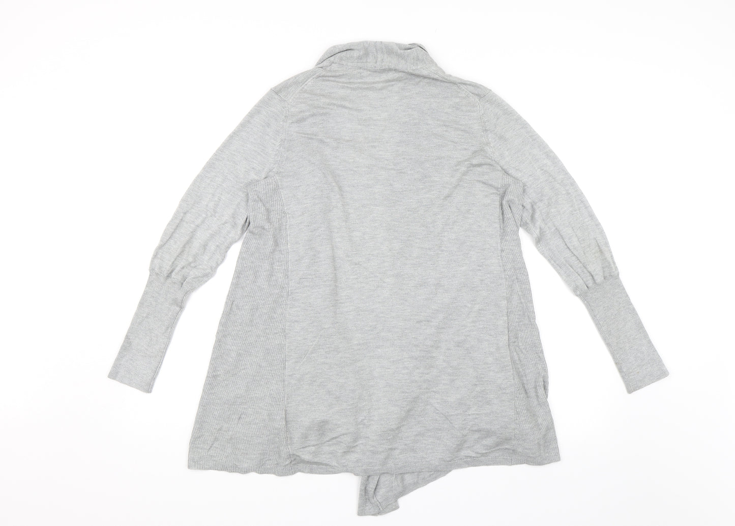 M&S Womens Grey   Cardigan Jumper Size M
