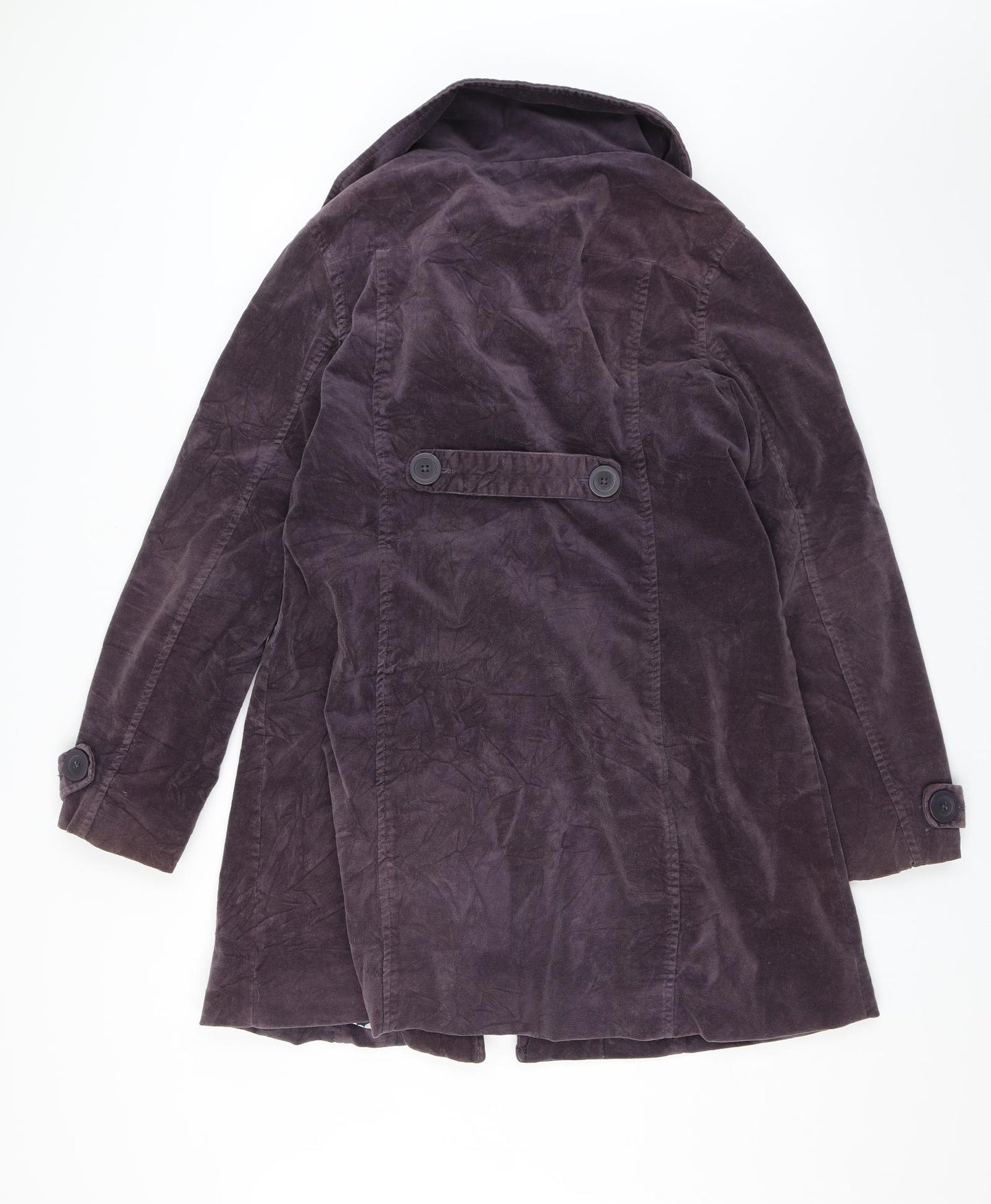 White Stuff Womens Purple   Pea Coat Jacket Size 14