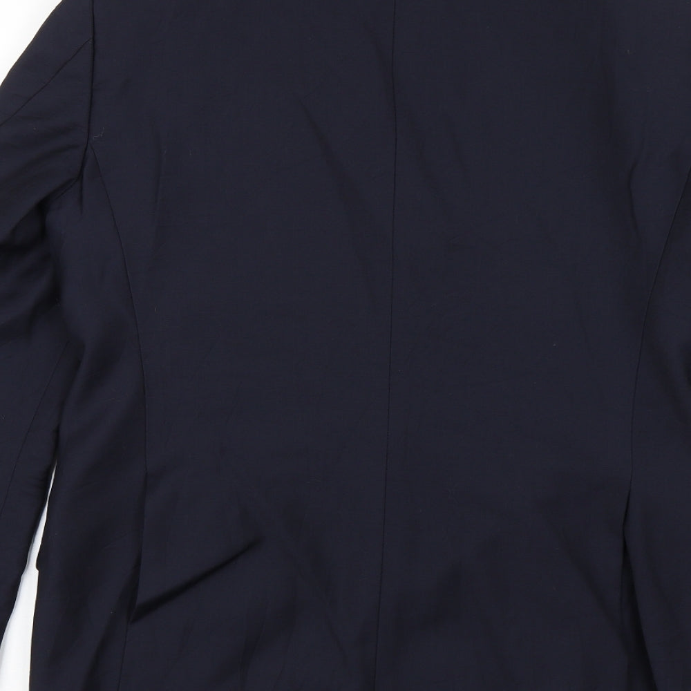 Hackett Mens Blue   Jacket Suit Jacket Size 40