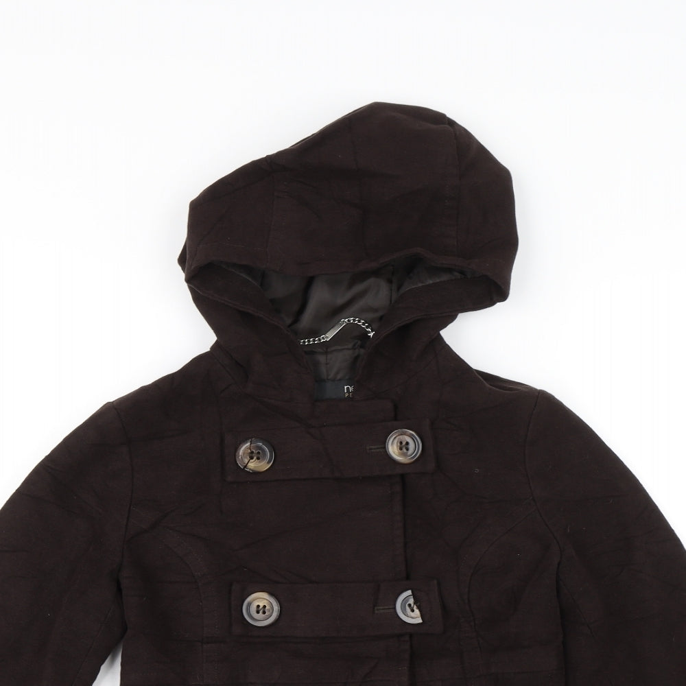 NEXT Womens Brown   Parka Jacket Size 6