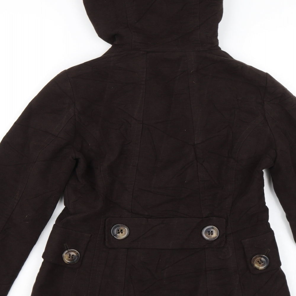NEXT Womens Brown   Parka Jacket Size 6