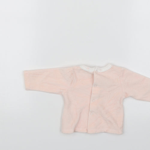 Cotton Fish Baby Pink   Pullover Jumper Size 0-3 Months
