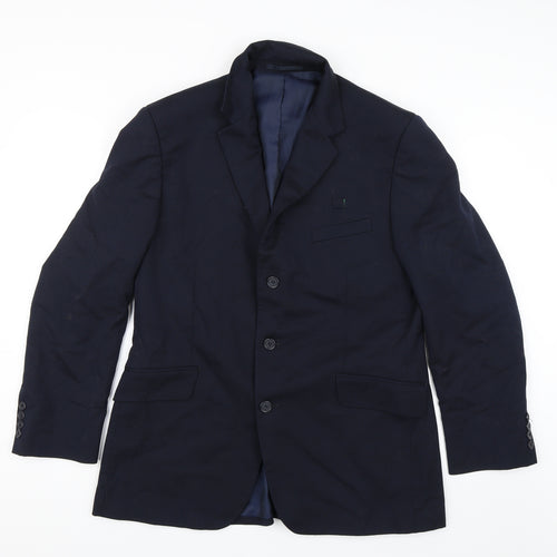 Preworn Mens Blue   Jacket Suit Jacket Size 42