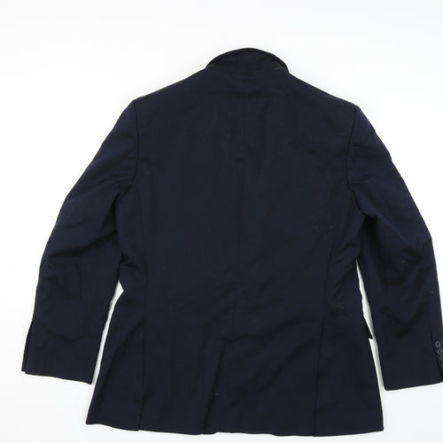 Preworn Mens Blue   Jacket Suit Jacket Size 42