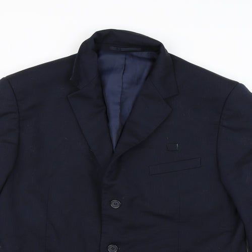 Preworn Mens Blue   Jacket Suit Jacket Size 42
