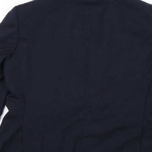 Preworn Mens Blue   Jacket Suit Jacket Size 42