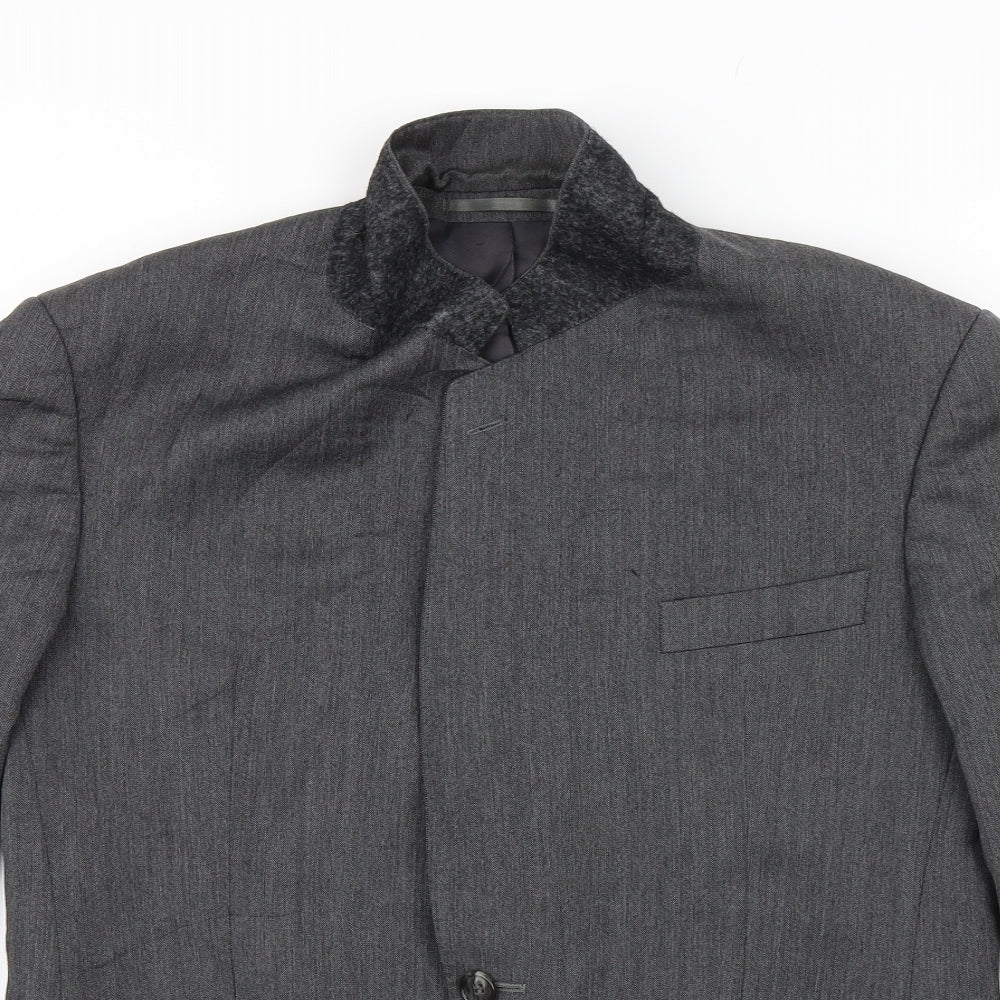 Odermark Mens Grey   Jacket Suit Jacket Size 40