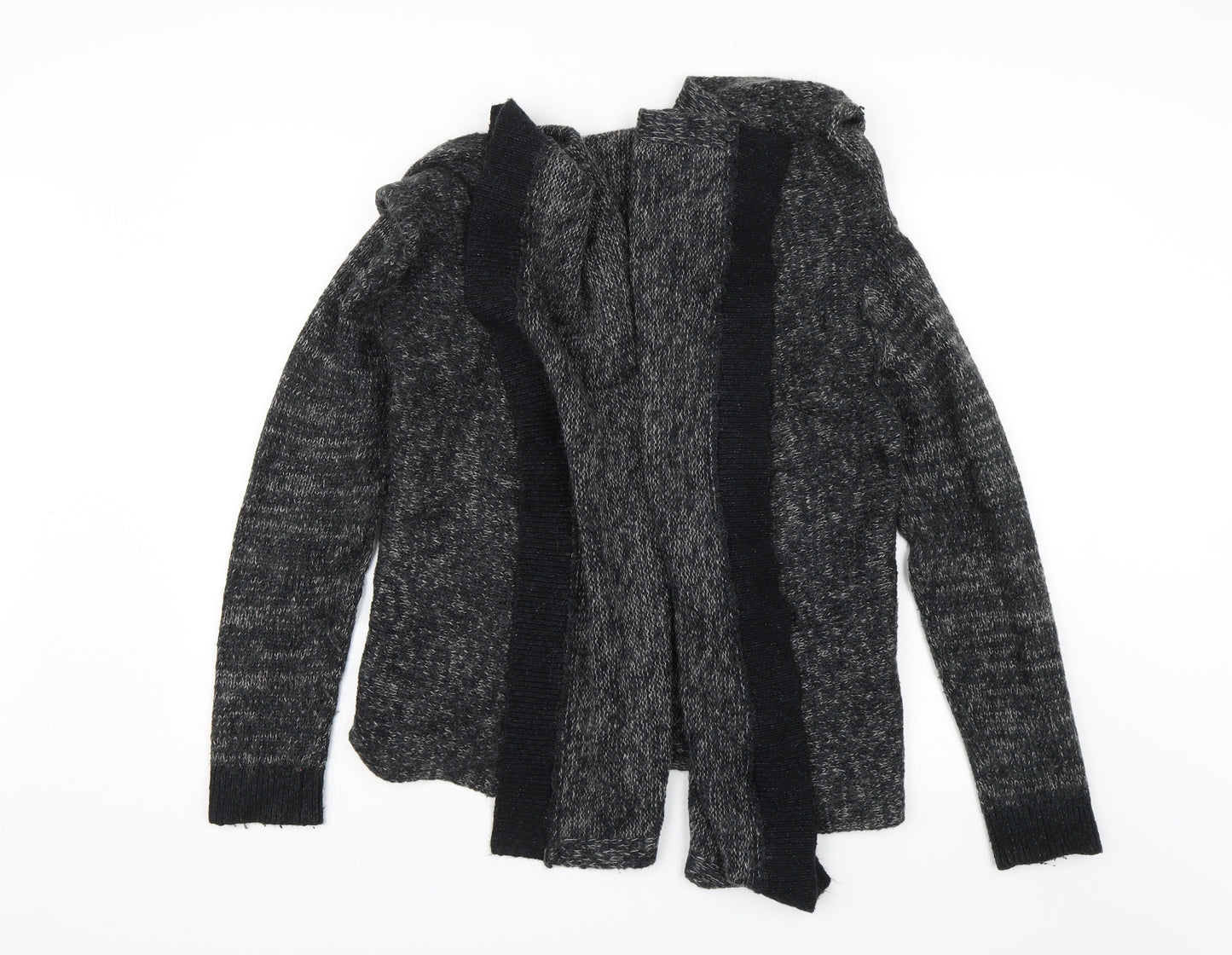 NICOLE FARHI Womens Black   Jacket Coatigan Size L