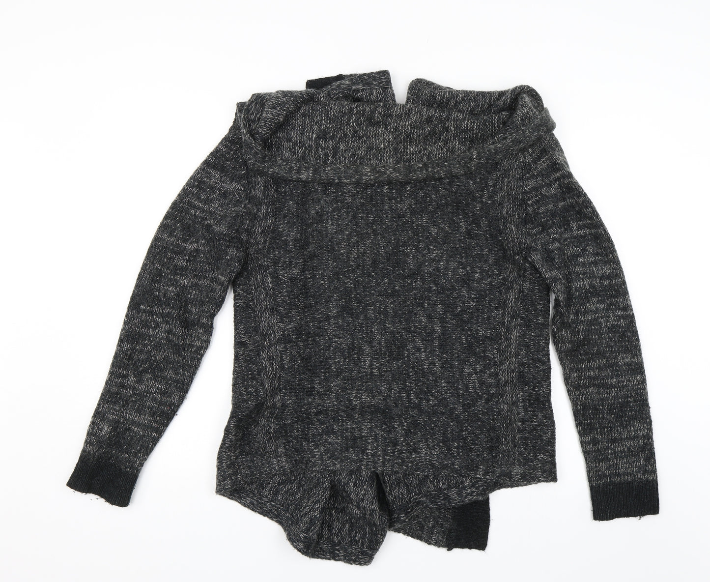 NICOLE FARHI Womens Black   Jacket Coatigan Size L