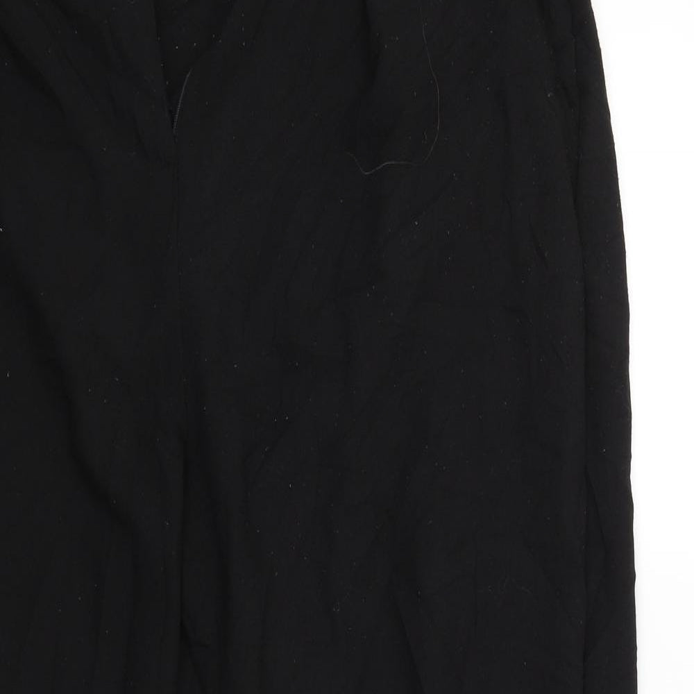 ASOS Womens Black   Trousers  Size 16 L25.5 in