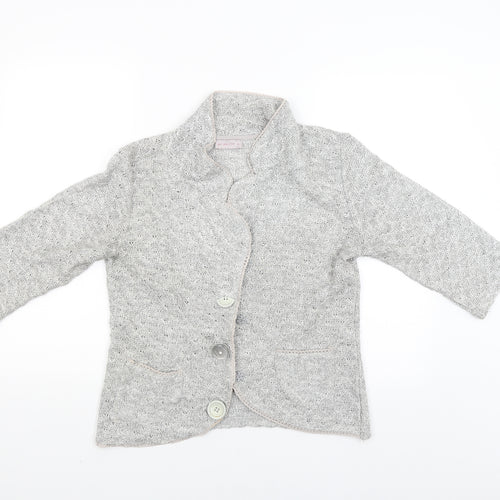 Per Una Womens Grey   Cardigan Jumper Size M