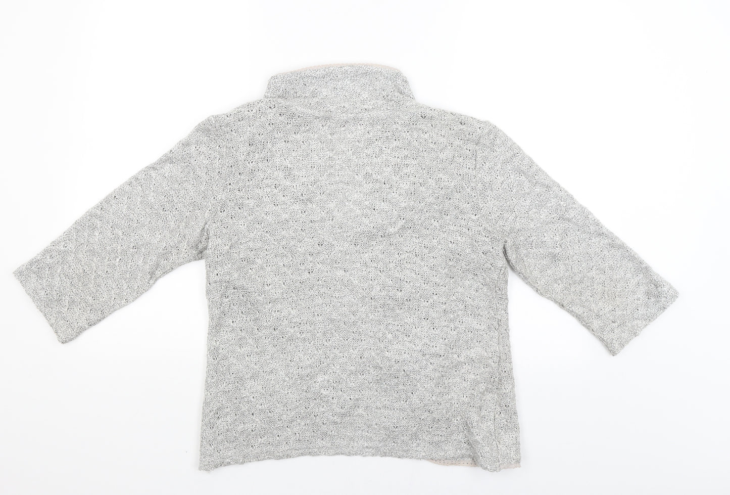 Per Una Womens Grey   Cardigan Jumper Size M