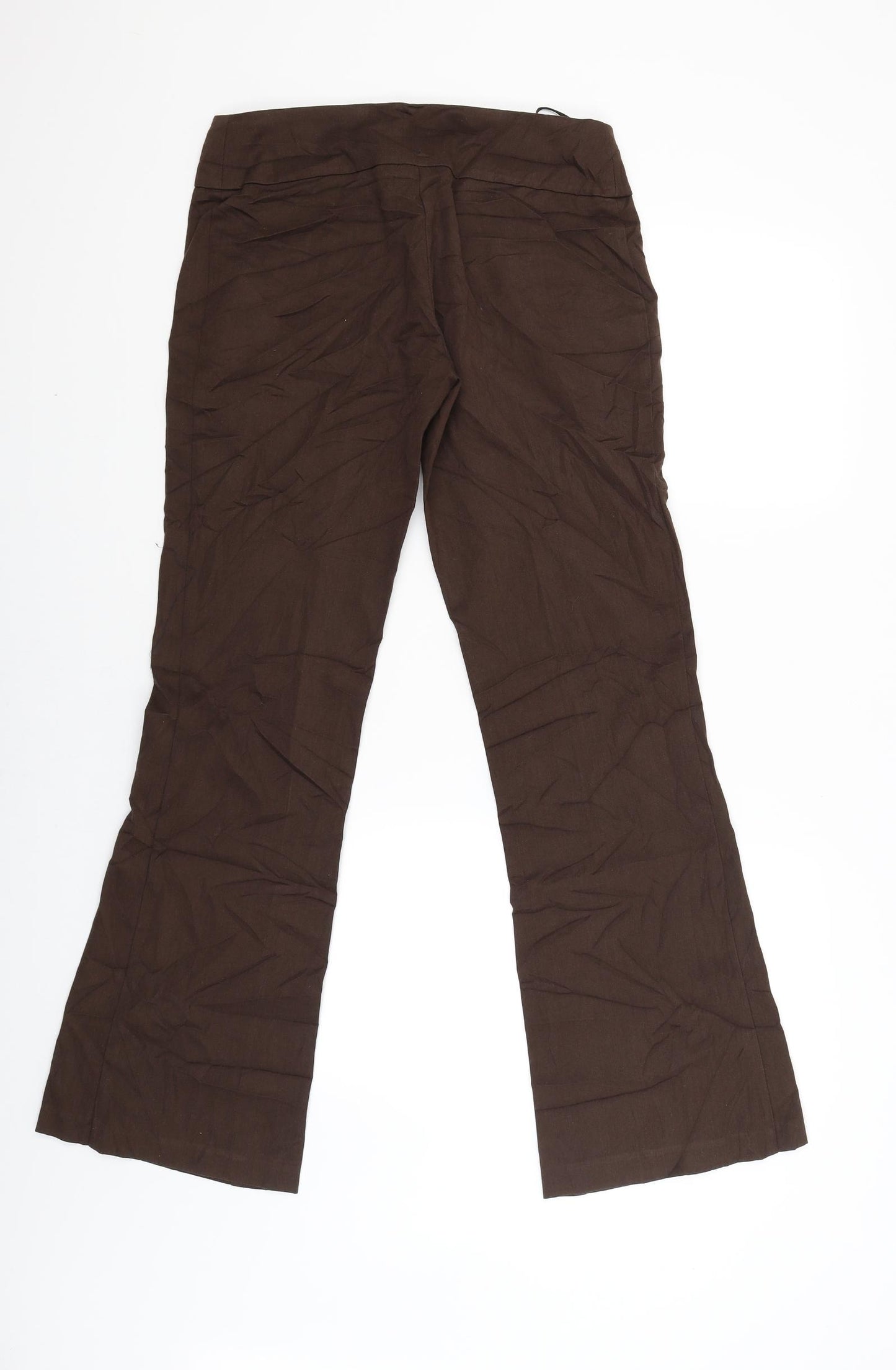 BHS Womens Brown   Trousers  Size 10 L31 in