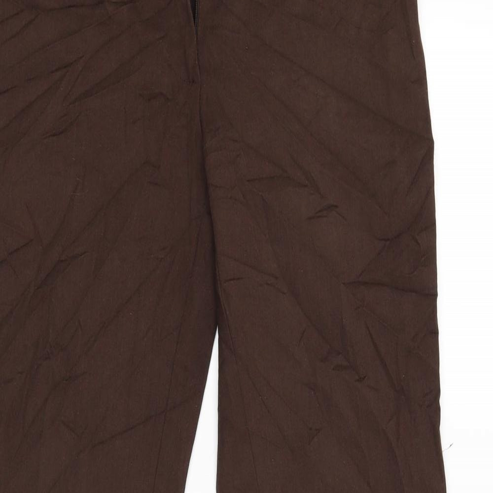 BHS Womens Brown   Trousers  Size 10 L31 in