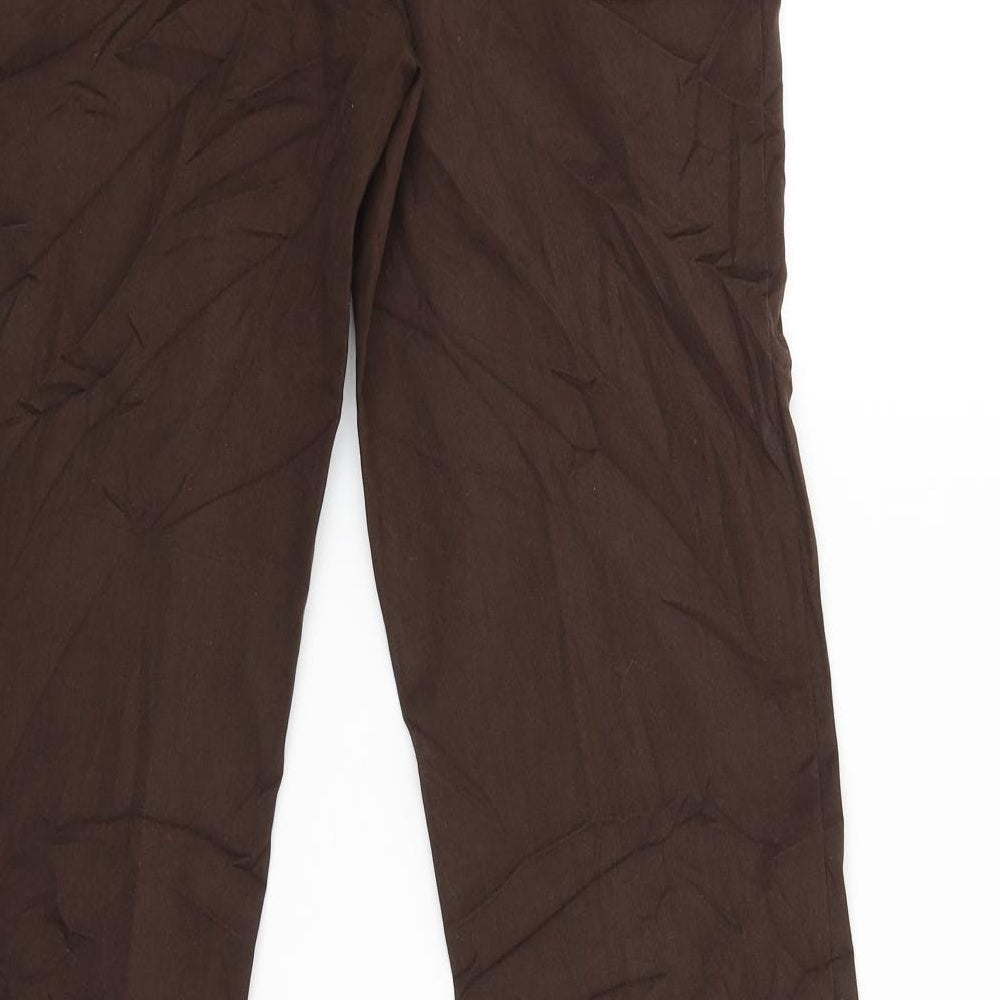BHS Womens Brown   Trousers  Size 10 L31 in