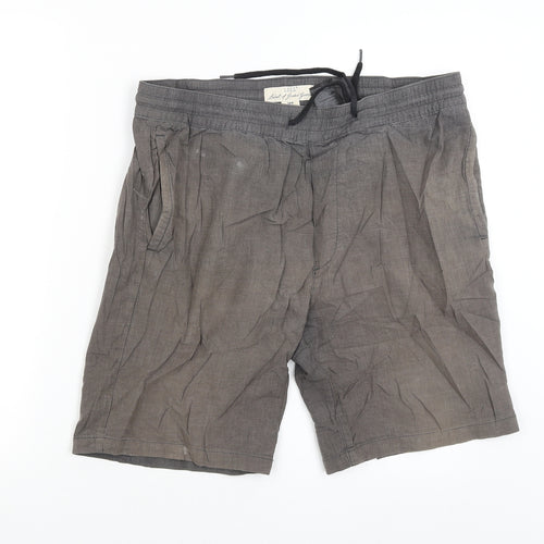 LOGG Mens Grey   Cargo Shorts Size M