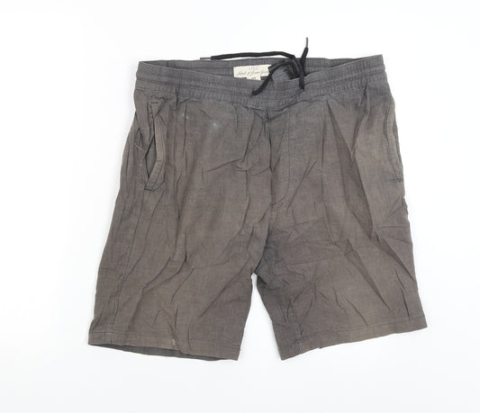 LOGG Mens Grey   Cargo Shorts Size M