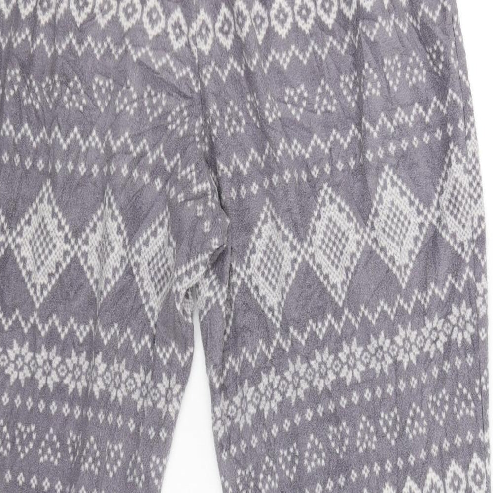 DEBINHAMS Womens Purple Argyle/Diamond  Babydoll Pyjama Pants Size 16