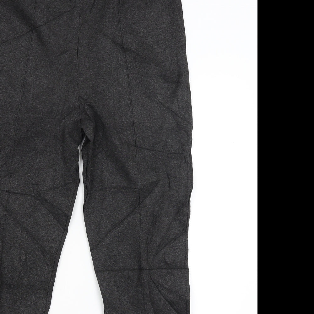 M&S Womens Grey   Jogger Trousers Size 16 L28 in