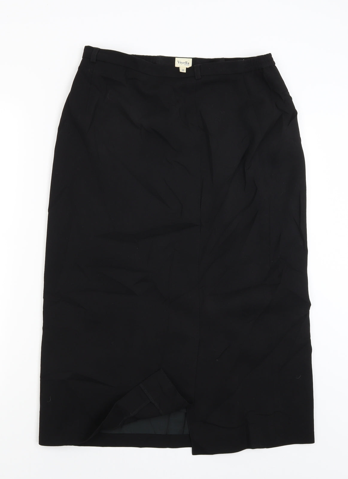 Viyella Womens Black   Straight & Pencil Skirt Size 12