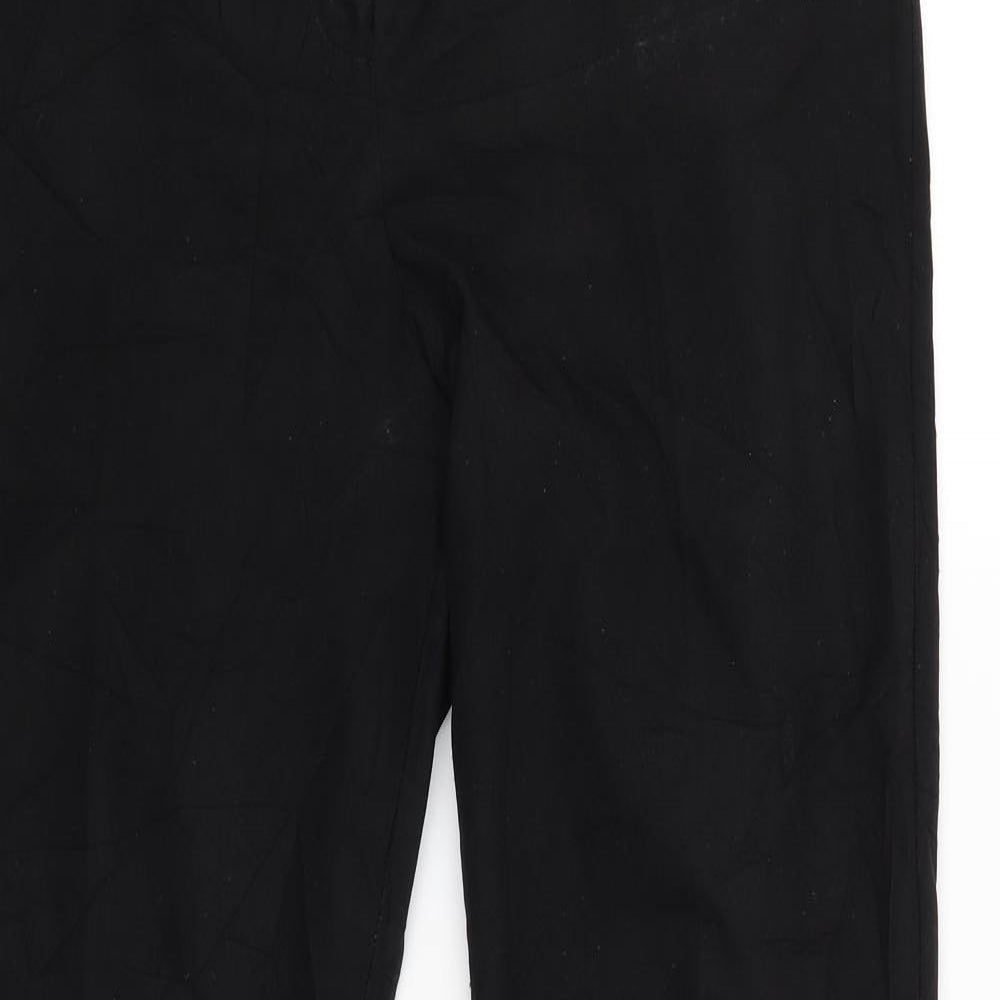 M&Co Womens Black   Trousers  Size 12 L31 in