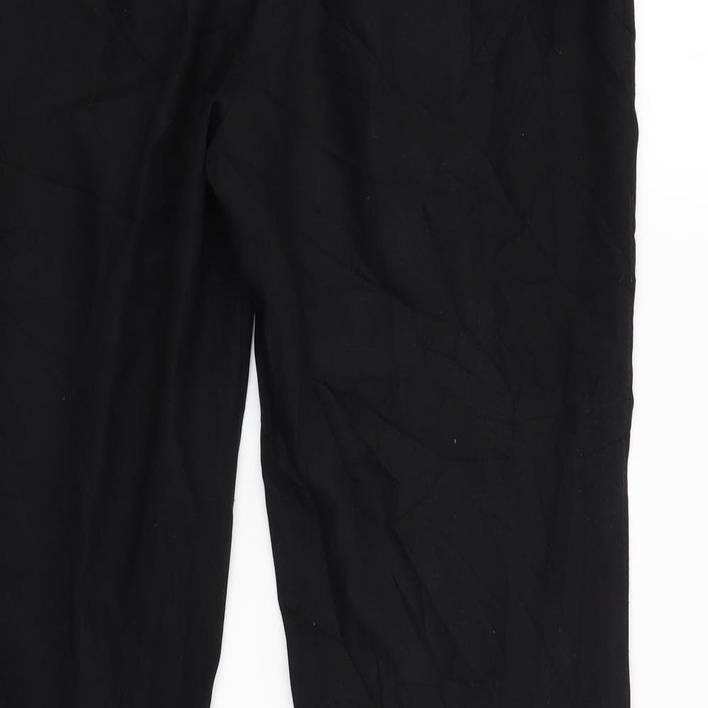 M&Co Womens Black   Trousers  Size 12 L31 in