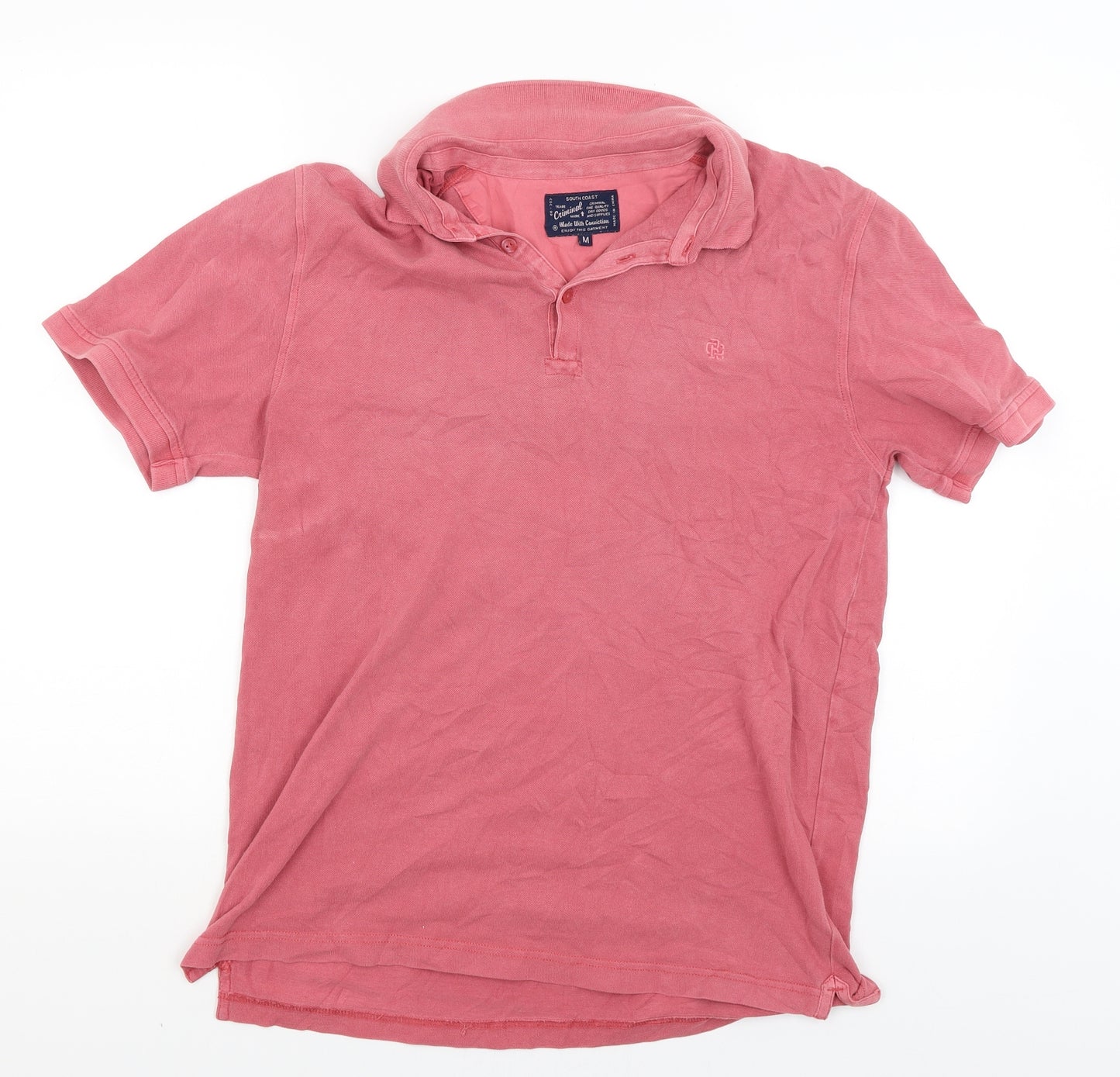 South Coast Mens Pink    T-Shirt Size M