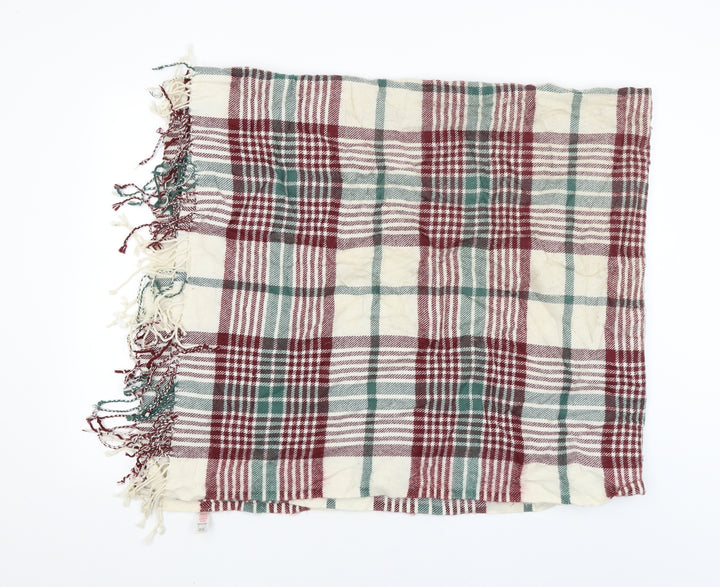 hOme Womens Beige Check   Shawl/Wrap