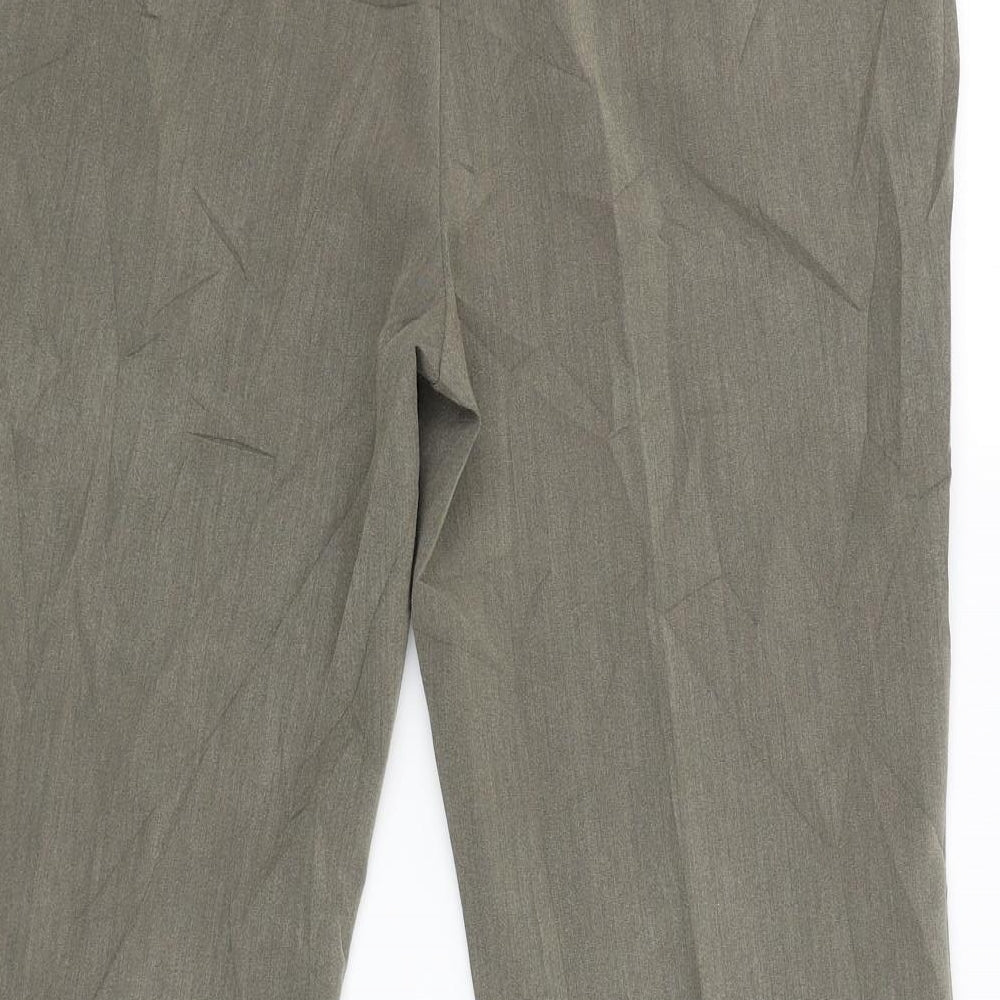 M&S Womens Beige   Capri Trousers Size 12 L28 in