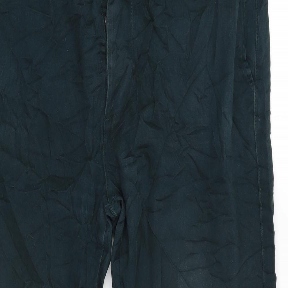 Denim & Co. Mens Green   Cargo Trousers Size 38 L30 in