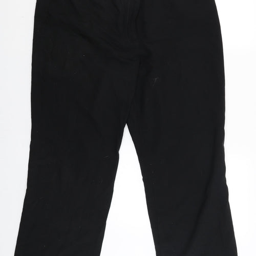 M&S Womens Black   Trousers  Size 18 L30 in