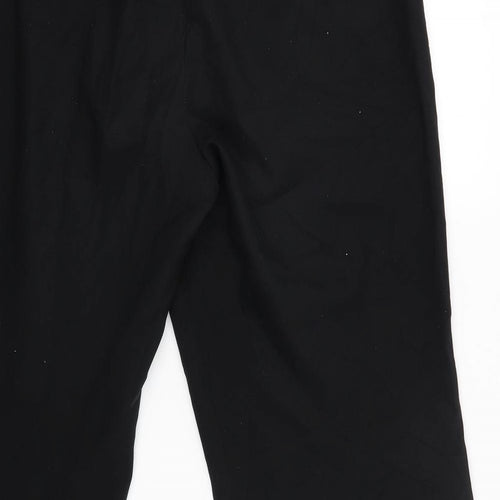 M&S Womens Black   Trousers  Size 18 L30 in