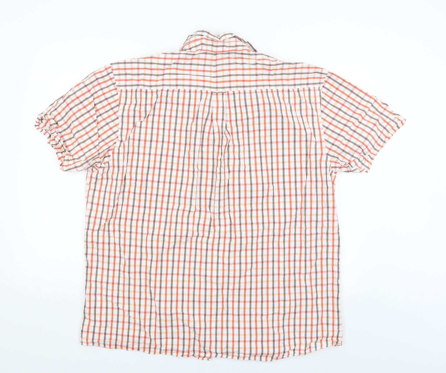 Lincoln Mens White Check   Button-Up Size 2XL