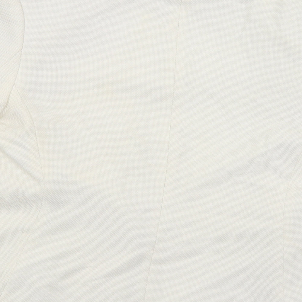 H&M Womens White   Jacket Blazer Size 8